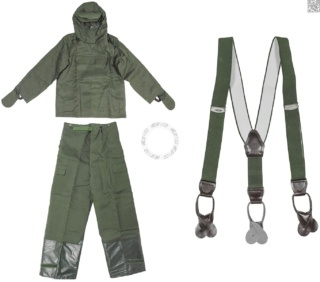 army fop 85 chemical protective suit (GROUP)
