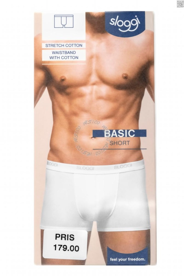 Sloggi Basic White Boxer Shorts [6/L]