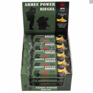 20x ARMY PURE ENERGY BAR With Guarana