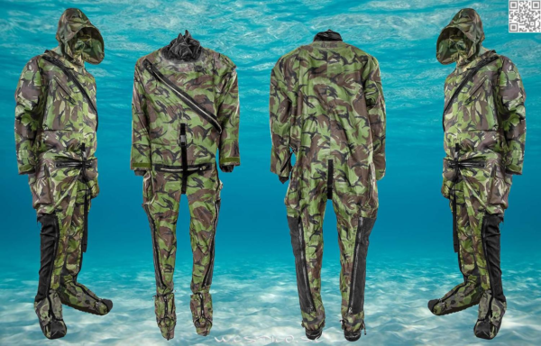 Drysuit LATEX Camouflage [M] (Used)