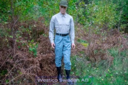 Swedish Army / Civil Defense Blue Shirt