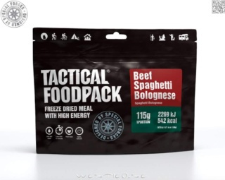 Beef Spaghetti Bolognese - Tactical Foodpack