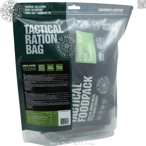 VEGAN 3 Meal Ration - Tactical Foodpack