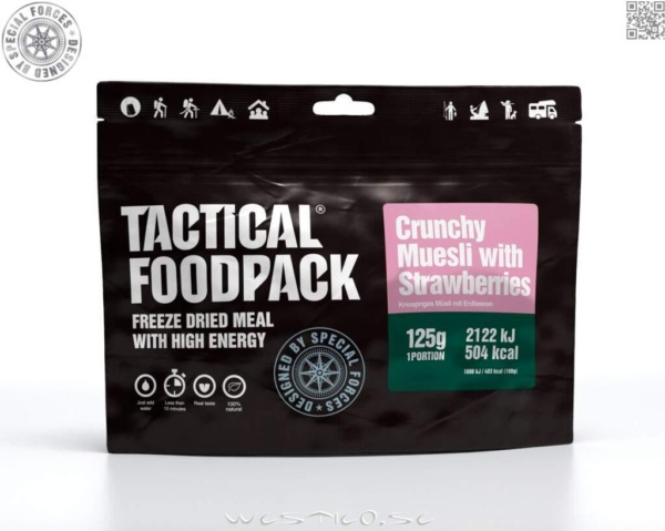 Crunchy Muesli Strawberries - Tactical Foodpack