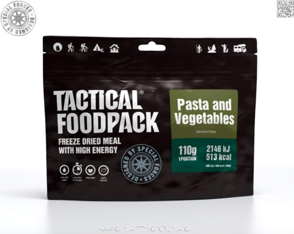 Pasta and Vegetables - Tactical Foodpack